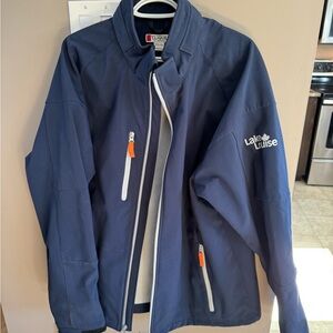 NEW NWT - Men (Unisex) Lake Louise Navy Blue Jacket - size XXL
